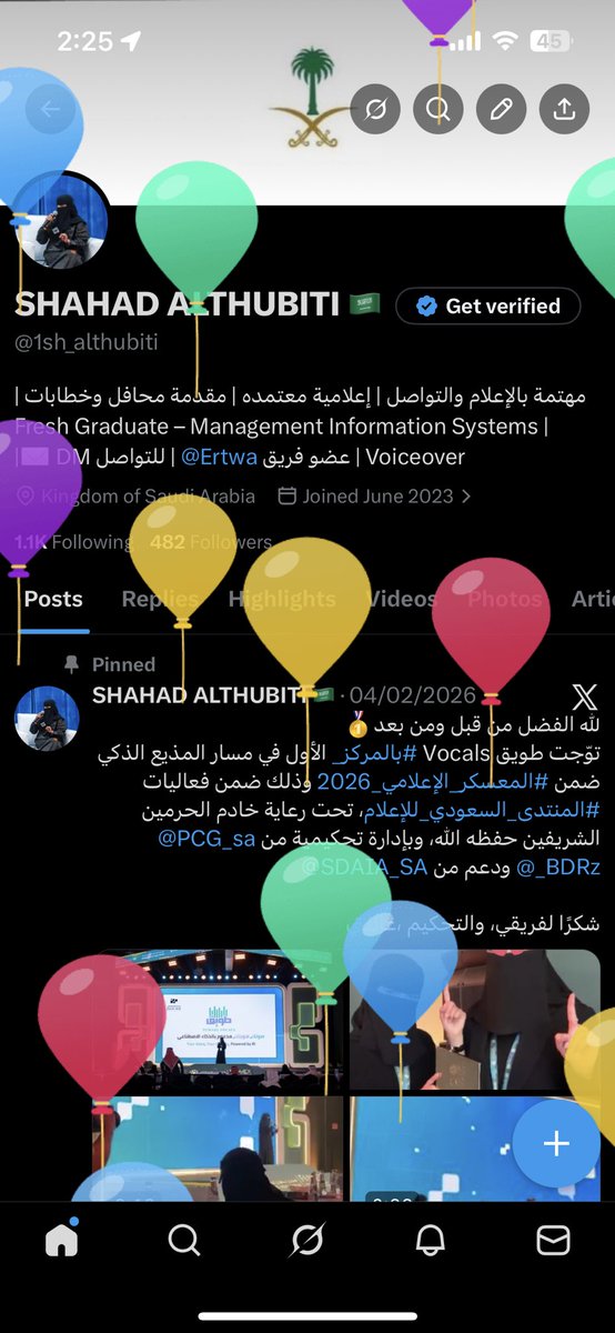 SHAHAD ALTHUBITI 🇸🇦 tweet media