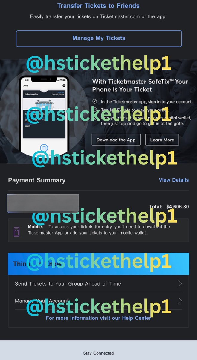 Harry Styles Ticket Help tweet media