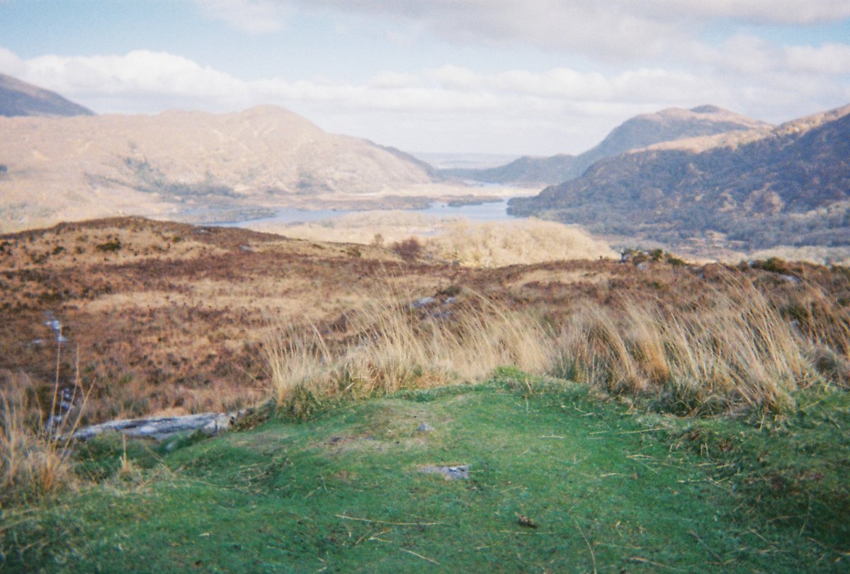 ただでさえアイルランドの風景は胸の奥がぎゅっとなるような空気をまとってるのに、フィルムカメラの青みがかった淡い写りを重ねたら、それはすごい相性なんじゃないか？？ってずっと考えてて……思い立って写ルンですで撮ってみた。すごい相性だった………