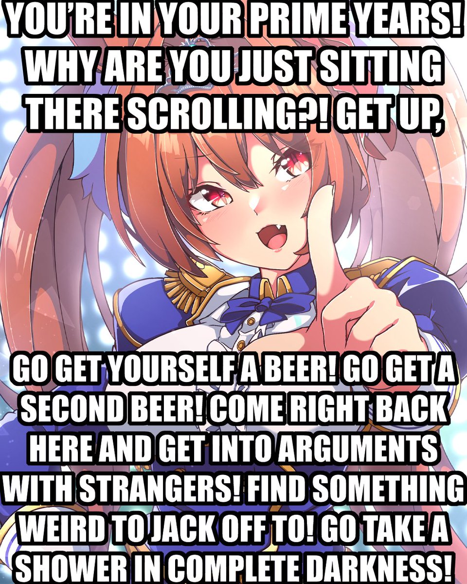 I write words on anime girl pictures tweet media