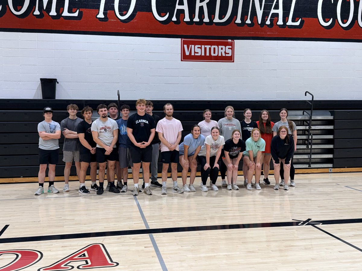 CardinalsTrack's tweet photo. 2026 Cardinal Throwers! 💪 https://t.co/6NyVN0dMma