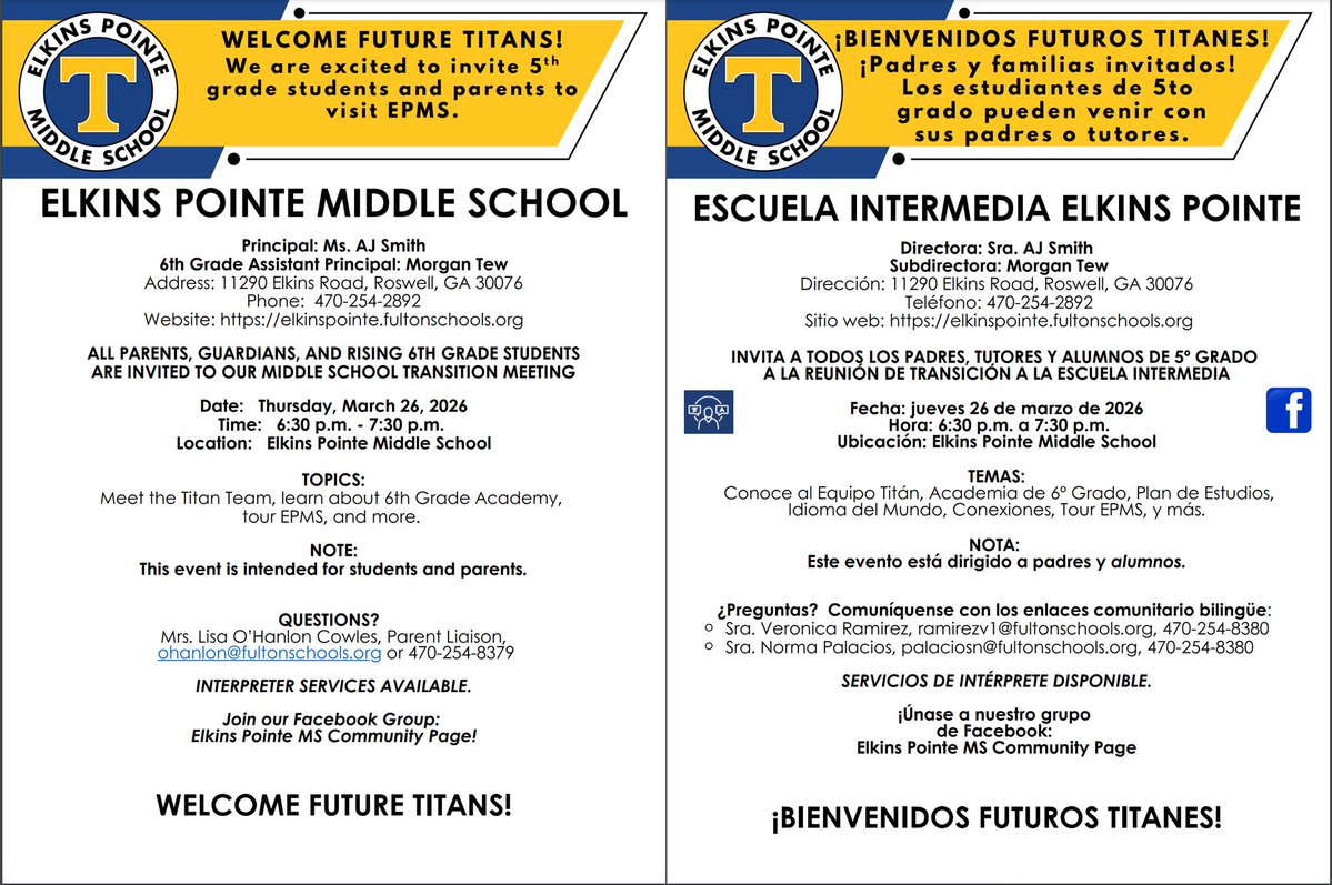 EPMS Parent Liaison, Lisa O'Hanlon Cowles tweet media