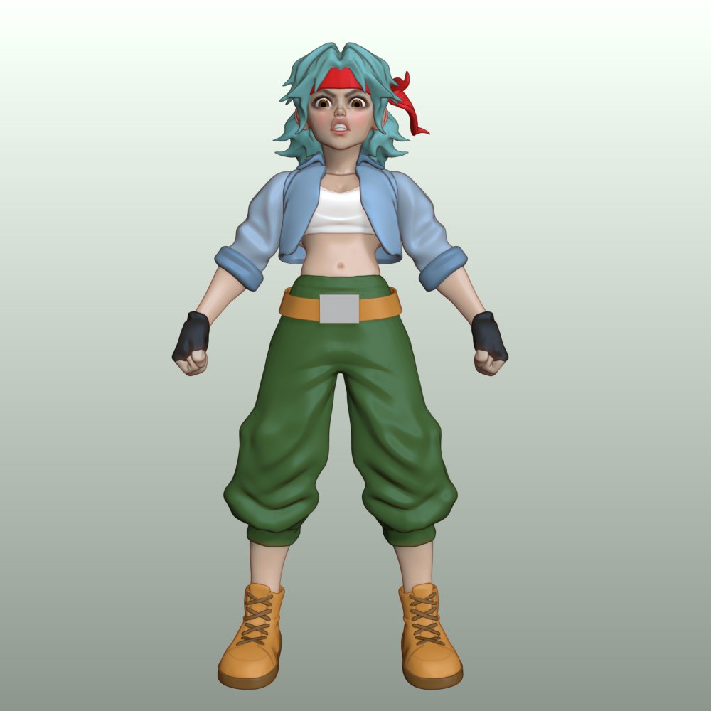 danielcunhaarts's tweet photo. I took the character idea I randomly sketched in ZBrush and turned it into something more, a mini-project... I think it's going to be a fun challenge, we'll see. 🙂 https://t.co/Afzyj1RgaA