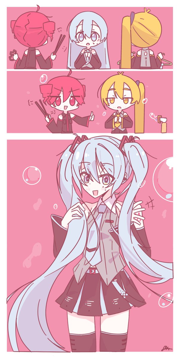 GuyGGEz3's tweet photo. dress for V6

#初音ミク #重音テト #亞北ネル https://t.co/KeoZi3P3qd