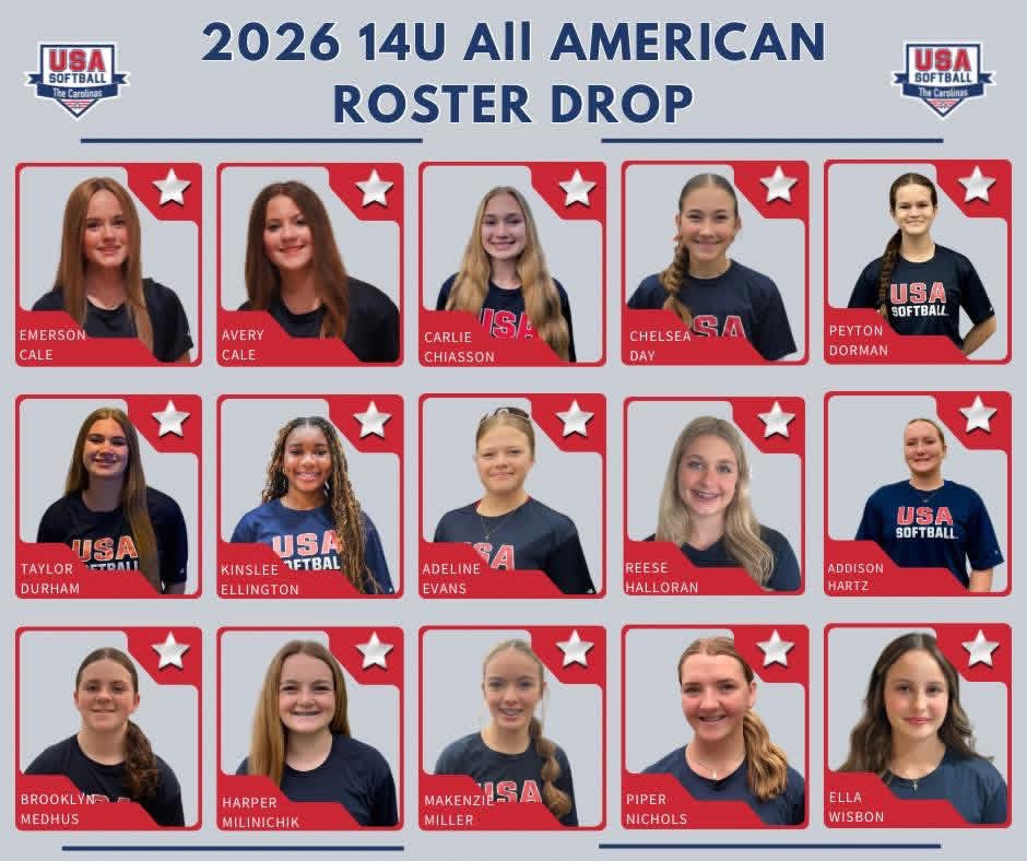 NC Heartbreakers 29/30 Softball tweet media