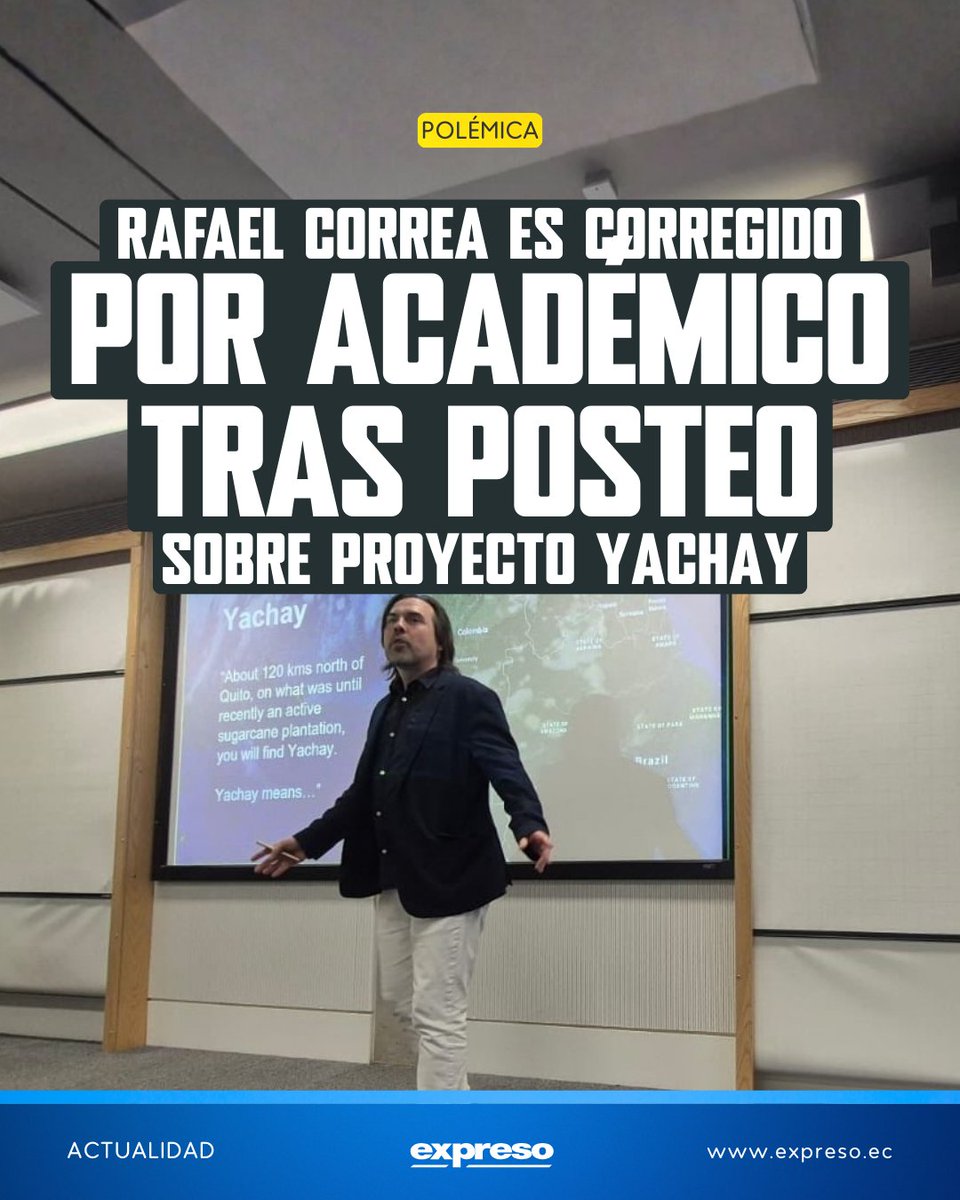 🐑: Yachay is the best
🤭: Yachay es la best-ial estafa. Bola de ladrones correistas.