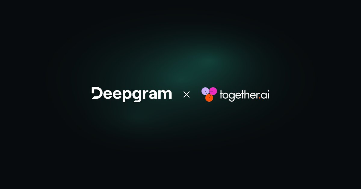 Deepgram tweet media