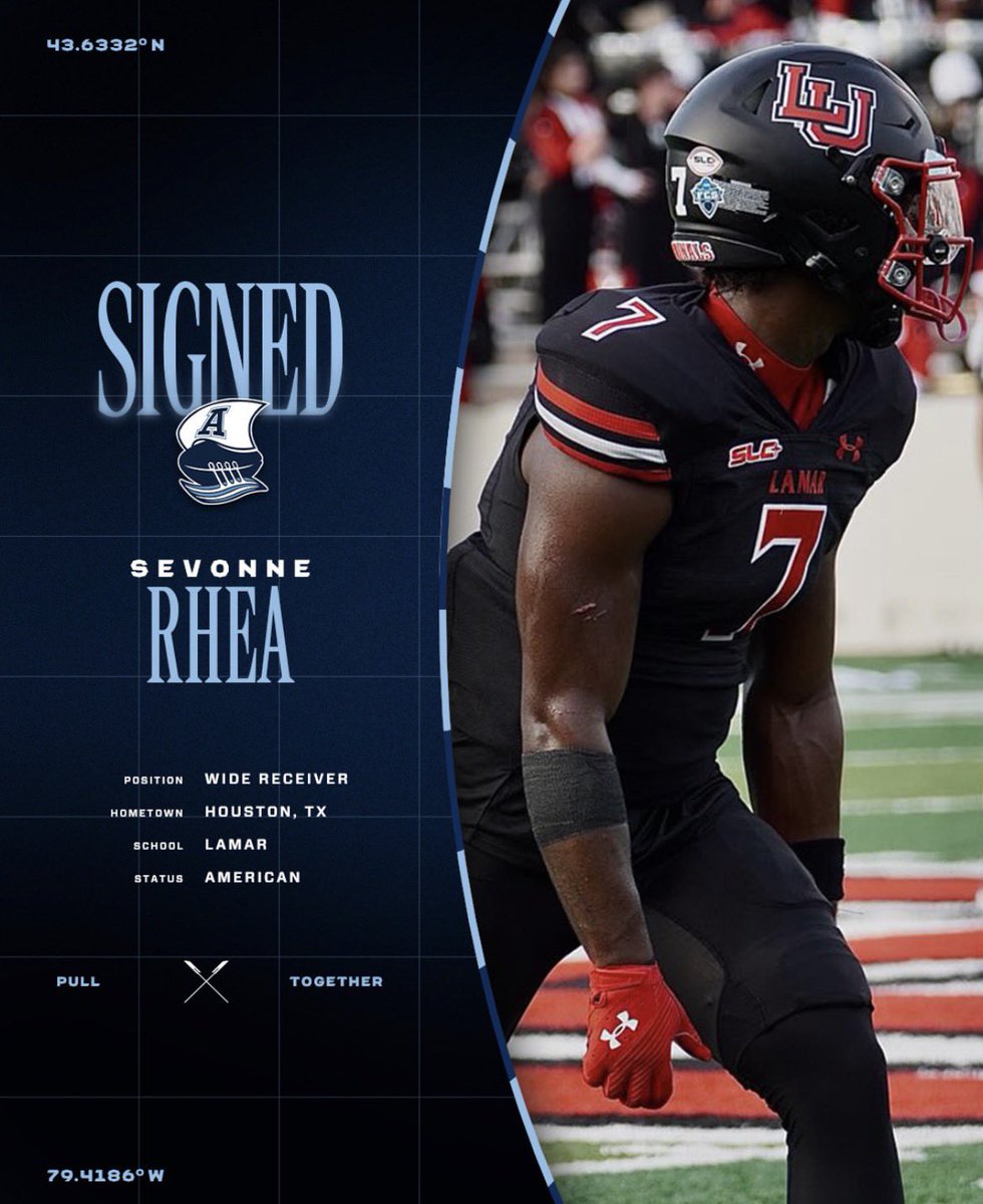 JustinAaronUH91's tweet photo. Now heading to Canada. The @TorontoArgos have signed the @LamarFootball alum. @mattGfaye @kfdmsports @CamSandersonTV https://t.co/fErLlKrGER