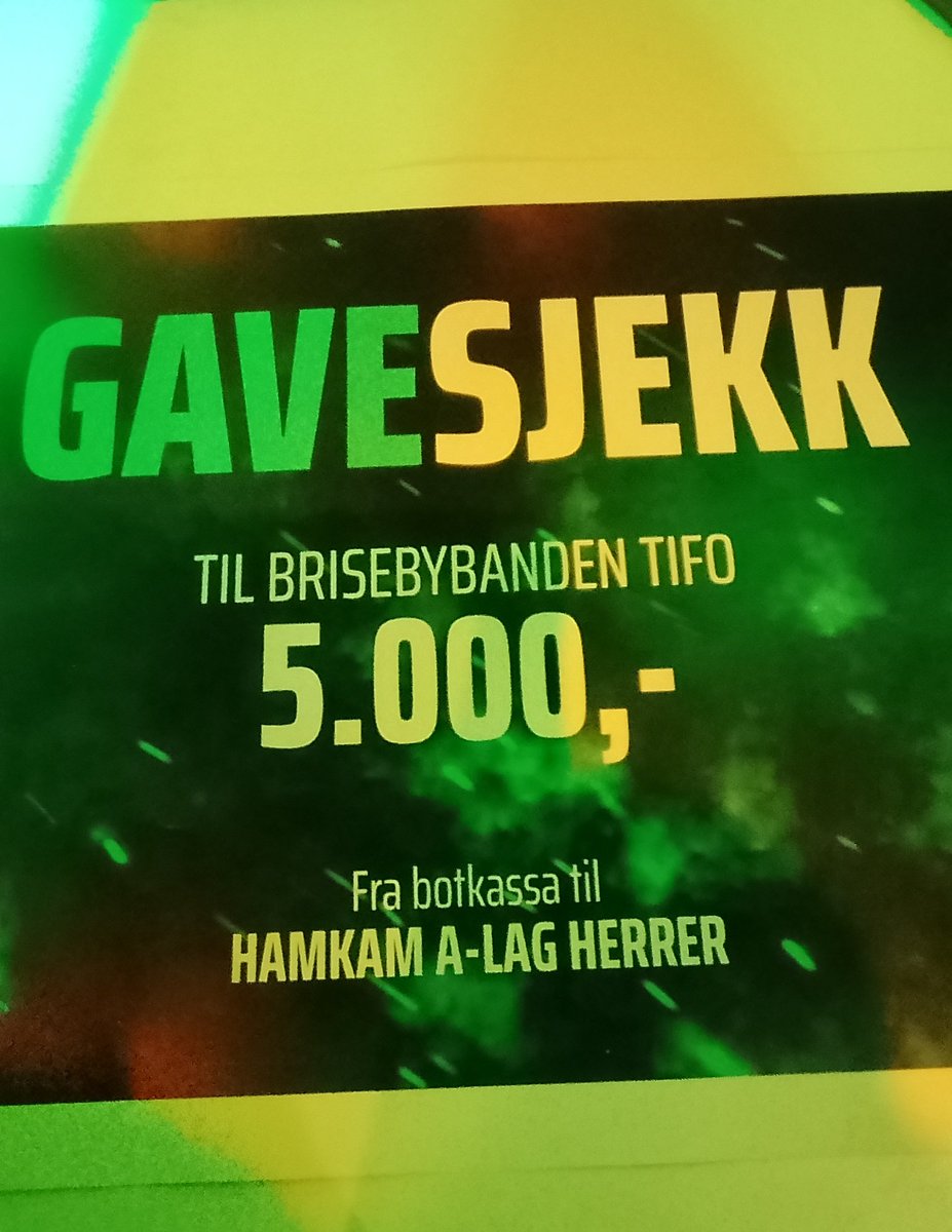 Under årets kickoff overrasket A-laget med et bidrag ifra botkassa!
Det kommer utrolig godt med!! <a href="/HamKamFotball/">HamKam</a>
ALLE MANN TIL BRISKEBY PÅ LØRDAG!