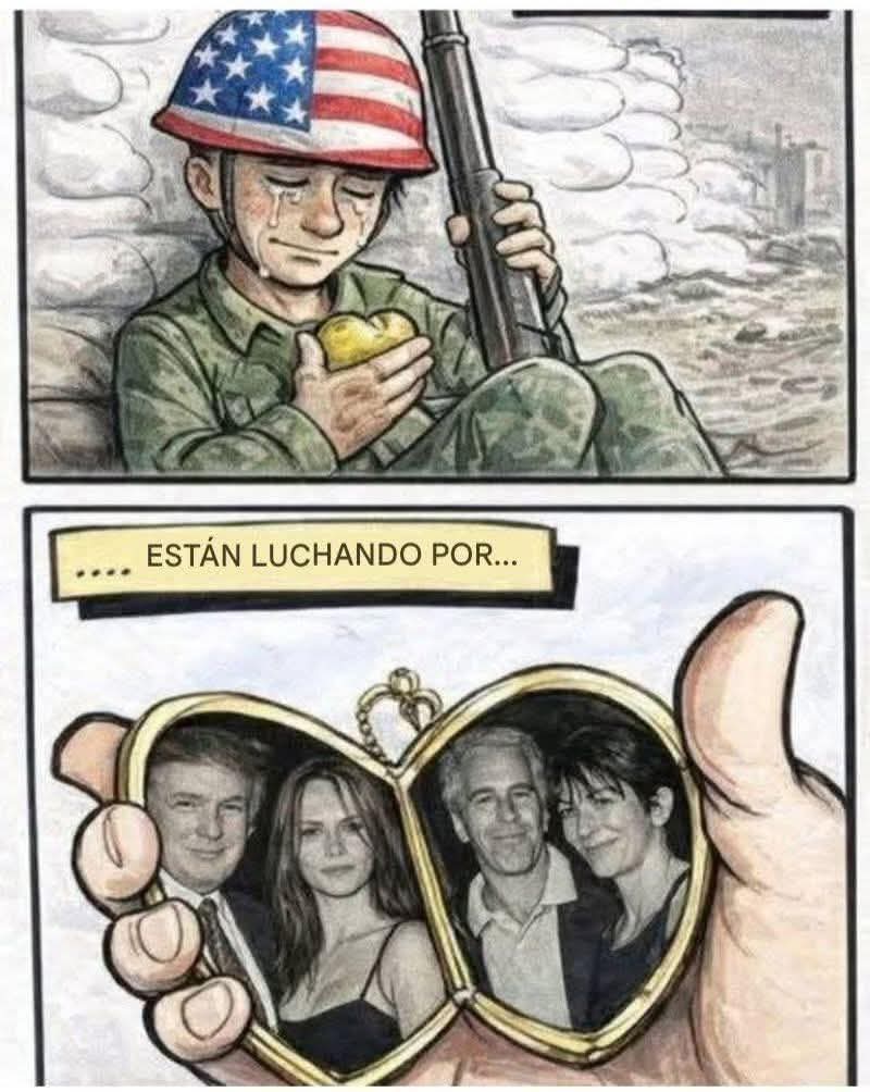 No hay que olvidarnos por qué están luchando los soldados gringos.