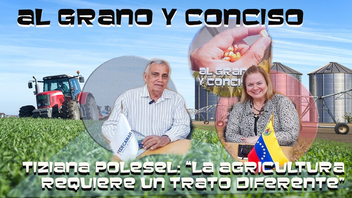 FEDEAGRODIGITAL's tweet photo. En este capítulo número #18 desarrollaremos junto a Tiziana Polesel, 1era Vicepresidente de Fedecámaras, como de ser el trato de la agricultura, el punto de vista gremial y su importancia, y muchos temas más.

https://t.co/1bsvvTwi5F https://t.co/Bed3lbN7Em