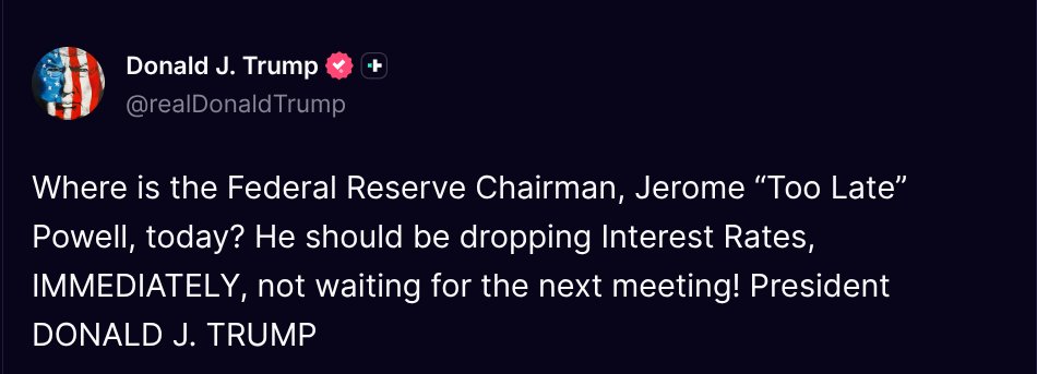 Fan Donald J. Trump 🇺🇸 TRUTH POSTS tweet media