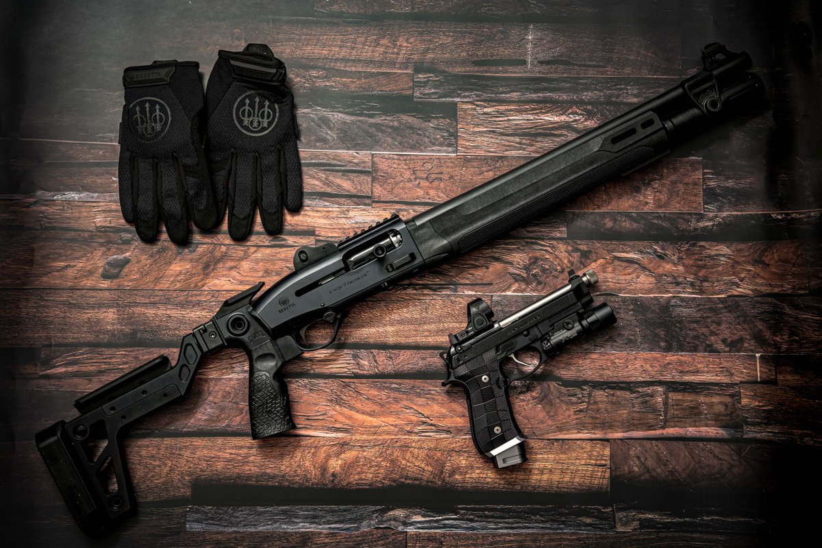 Beretta_USA's tweet image. Built for speed. Engineered for control. Configured for those who demand more from their defensive platform.

The 1301 Tactical C Chisel Stock delivers uncompromising performance with modern adaptability.

What’s your preferred shotgun setup - fixed stock or folding?
#Beretta