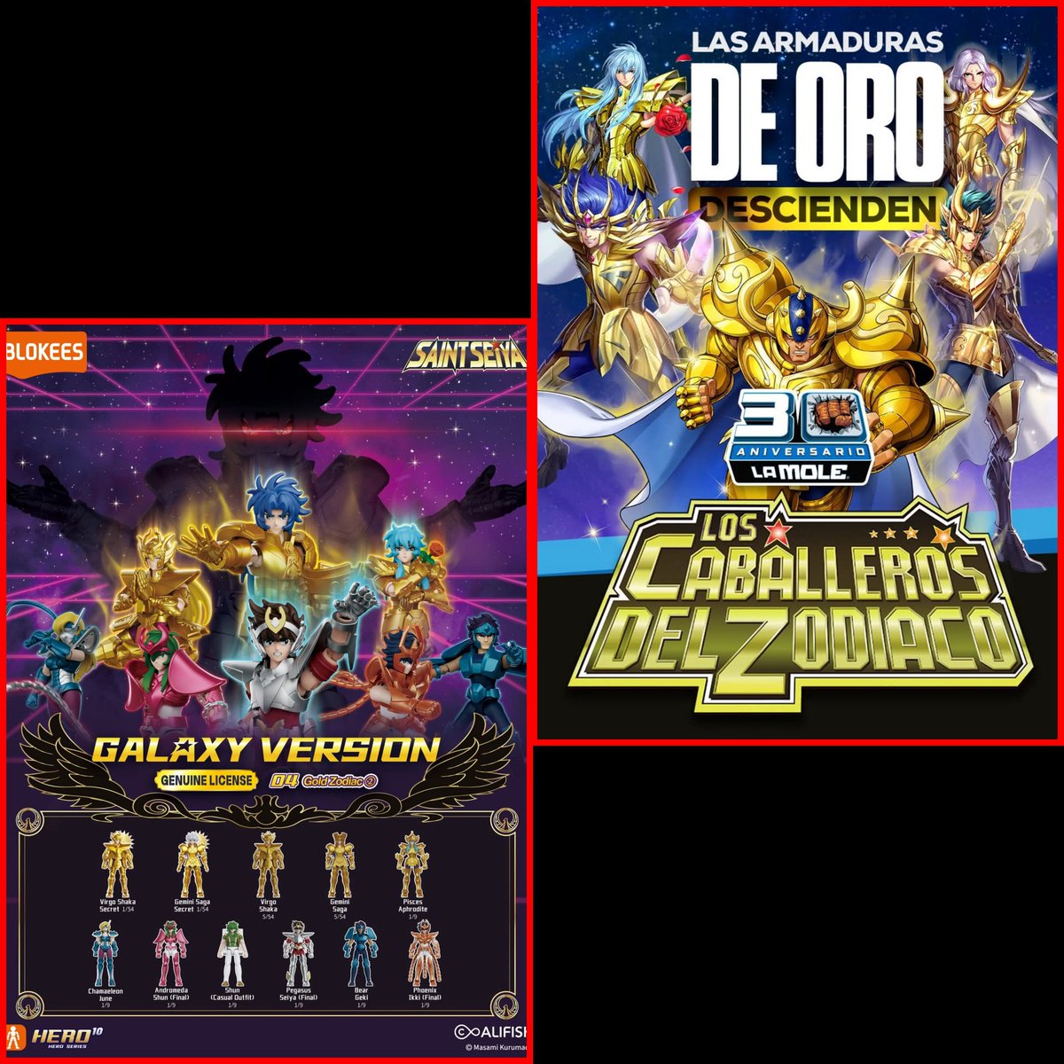 Sí, 🇲🇽🩷 a #SaintSeiya que tendrá presencia especial en el 30° aniversario de La Mole Convention (13–15 marzo) en el WTC de CDMX: Cloths de Oro a escala real de Tamashii Nations, lanzamiento de Blokees Gold Zodiac y productos del catálogo de Panini.
¡Hagamos arder nuestro cosmo!