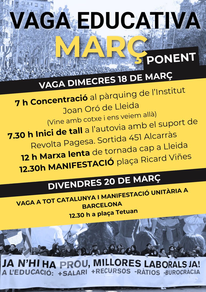 Intersindical Ponent tweet media