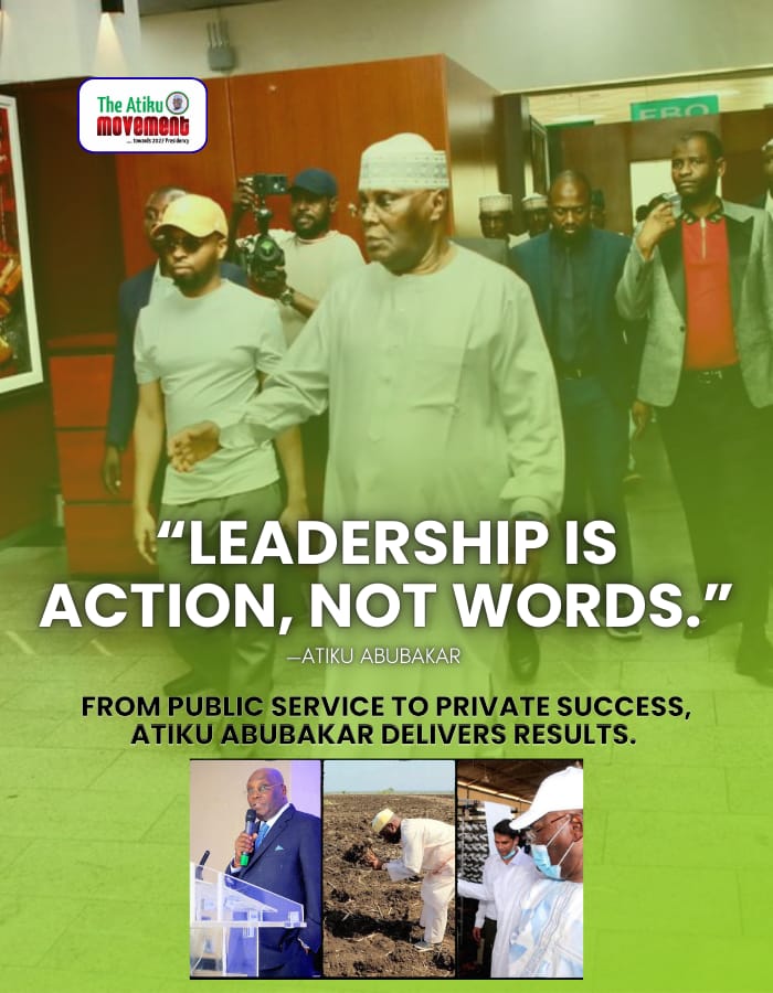 The Atiku Movement (TAM) tweet media