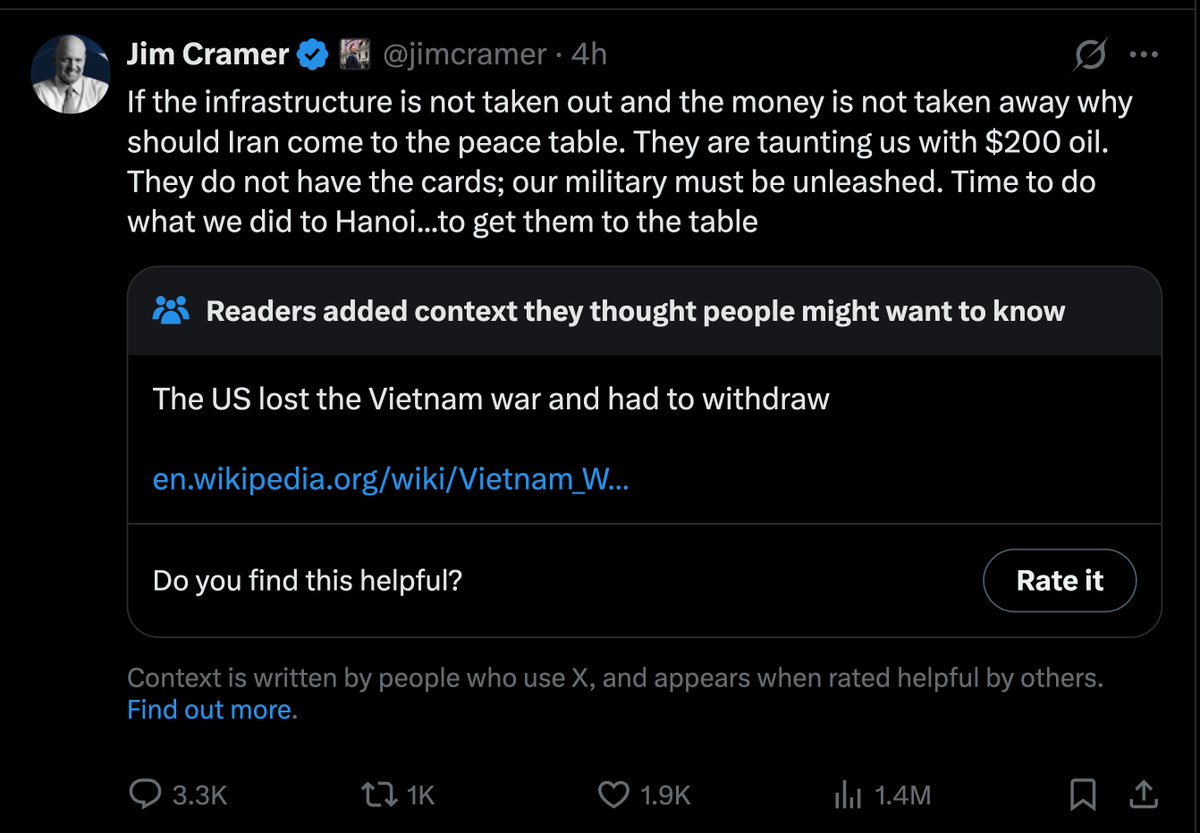 I present to you the most savage community note of all time: