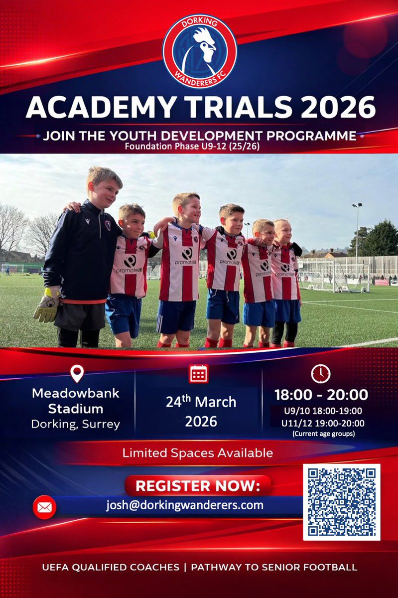 Dorking Wanderers FC Youth Development Section tweet media