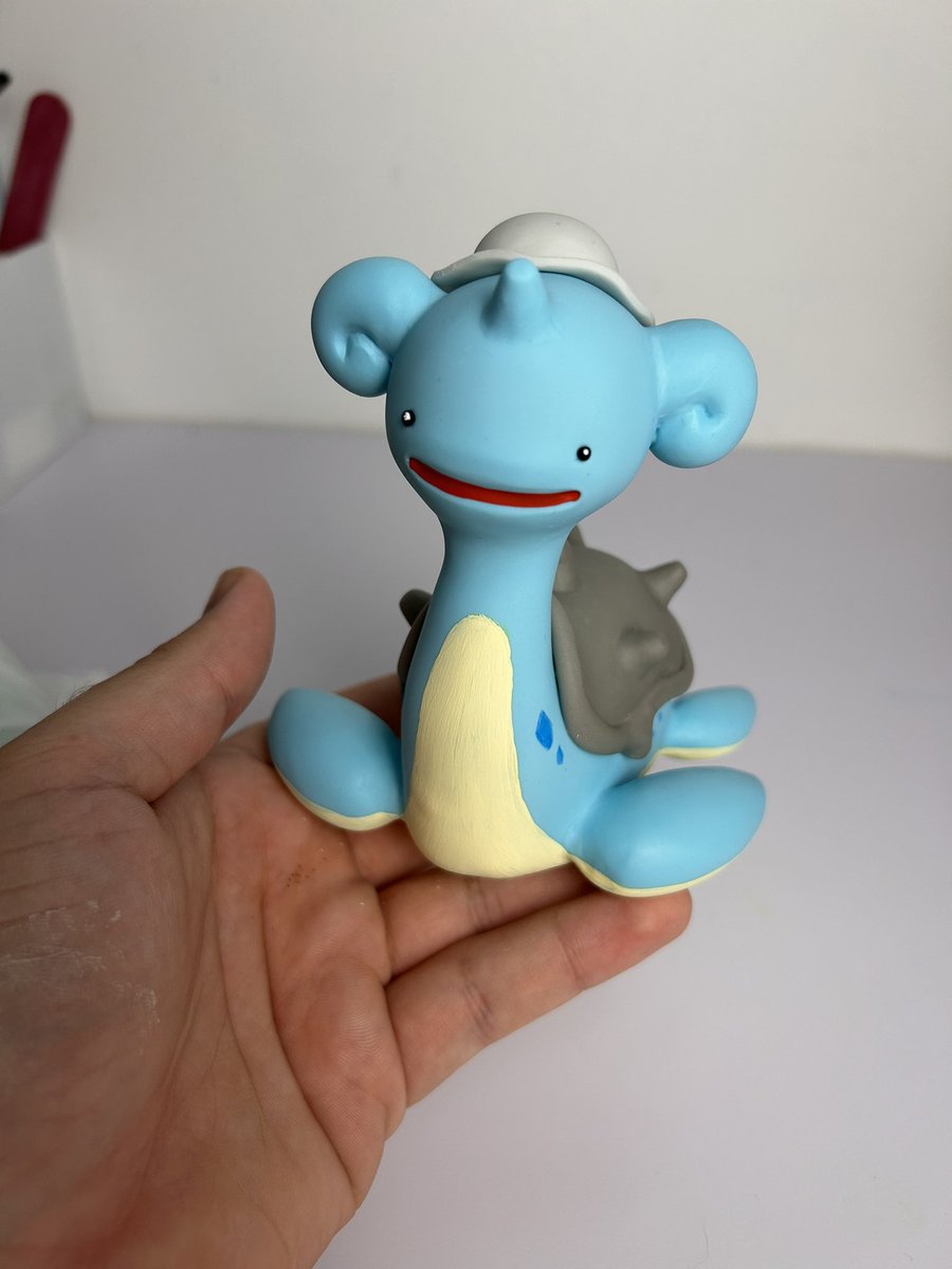 kitsune_biscuit's tweet photo. Eu fiz… eu fiz o Lapras Pokopia 🥹🩵 

#pokopia #pokemon https://t.co/iJr3SiUFaE