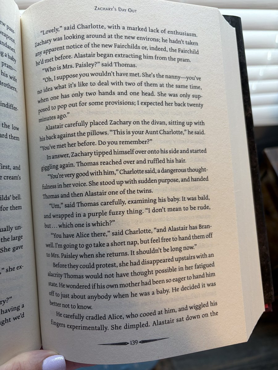 LottieTheLeader's tweet photo. || so for those who don’t know— at the end of clockwork princess it mentions the Fairchild GIRLS! Better in black confirms in Thomas and Alastair’s story that one is a girl named Alice and one is a boy named Branwell!!! Little inconsistencies like that bother me 🤪 https://t.co/OW9Um3q8ig