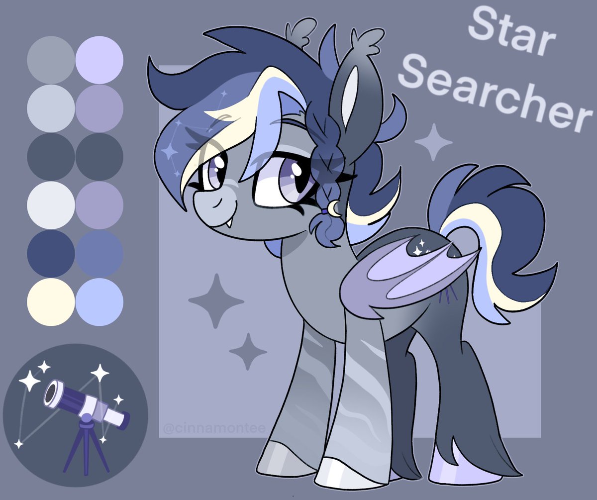 cinnamon_tee's tweet image. ✨🔭STAR SEARCHER ADOPT🔭✨

If she doesn’t sell, imma keep her cause she’s so pretty ahh

Purchase through my Kofi 💜

#mlp #mylittlepony #brony