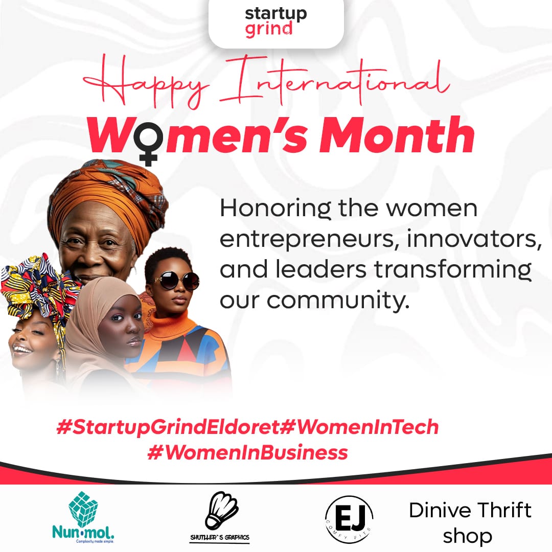 EldoretSg's tweet photo. This International Women’s Month, we celebrate the bold, resilient, and innovative women shaping our communities and businesses.
#starupgrind #womenintech #womeninbusiness https://t.co/Tlb1pxmI6Q