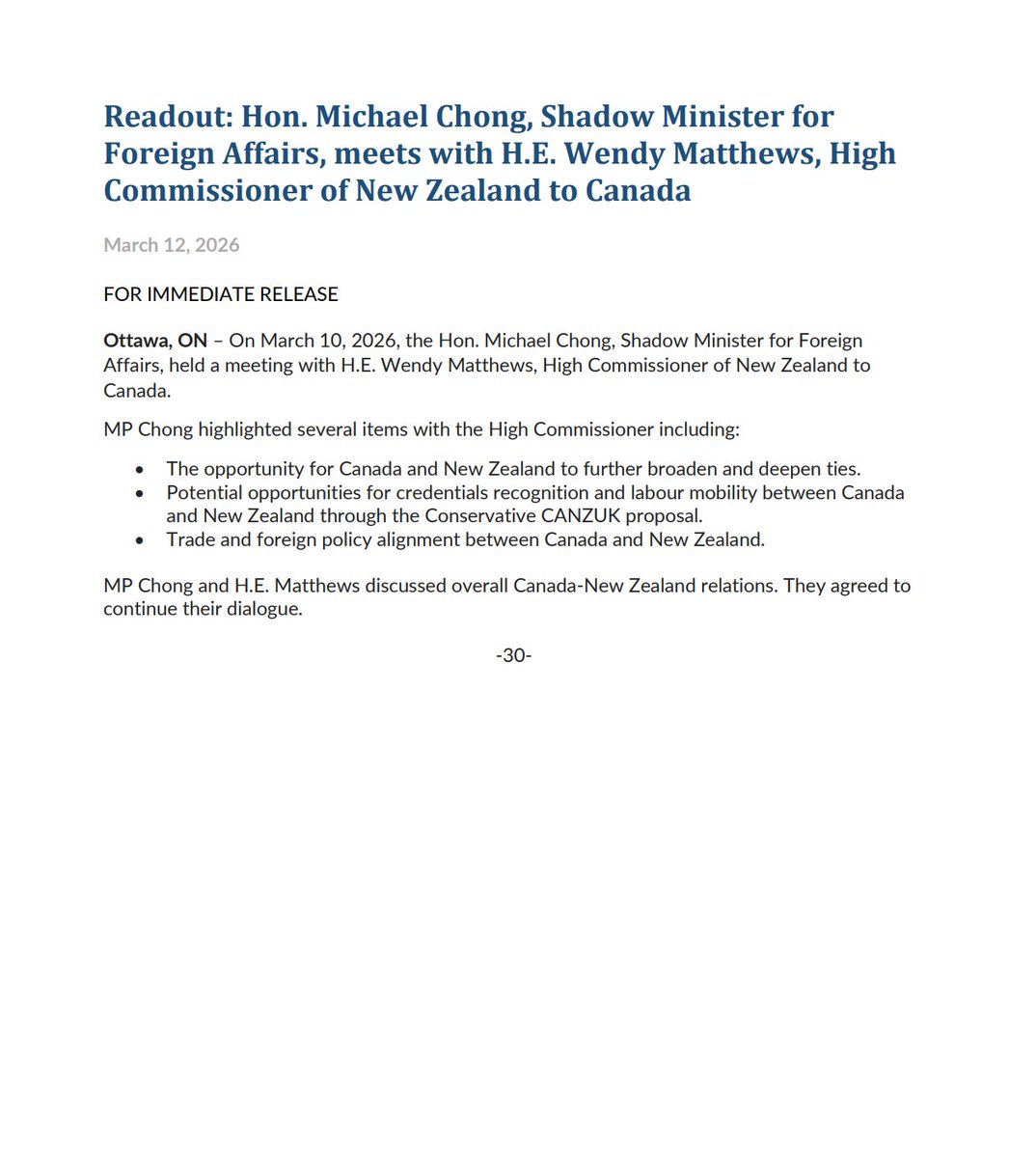 Michael Chong 🇨🇦 tweet media