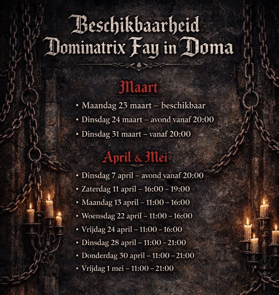 Dominatrix Fay tweet media