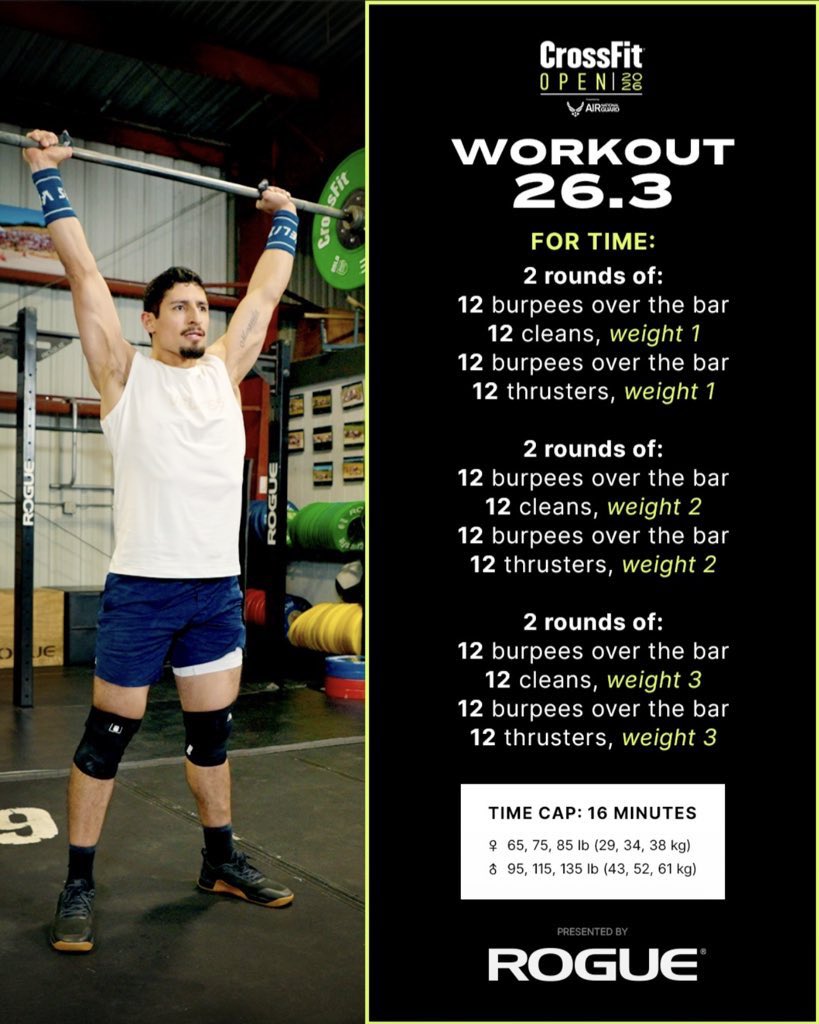AndreMerlanoH's tweet photo. CrossFit open 26.3 💀 
Nisiquiera las élites mujeres lo terminaron 💀 
Ya valí mergas 💀😵

#CrossFitOpen2026 https://t.co/Q87qaHo5BQ