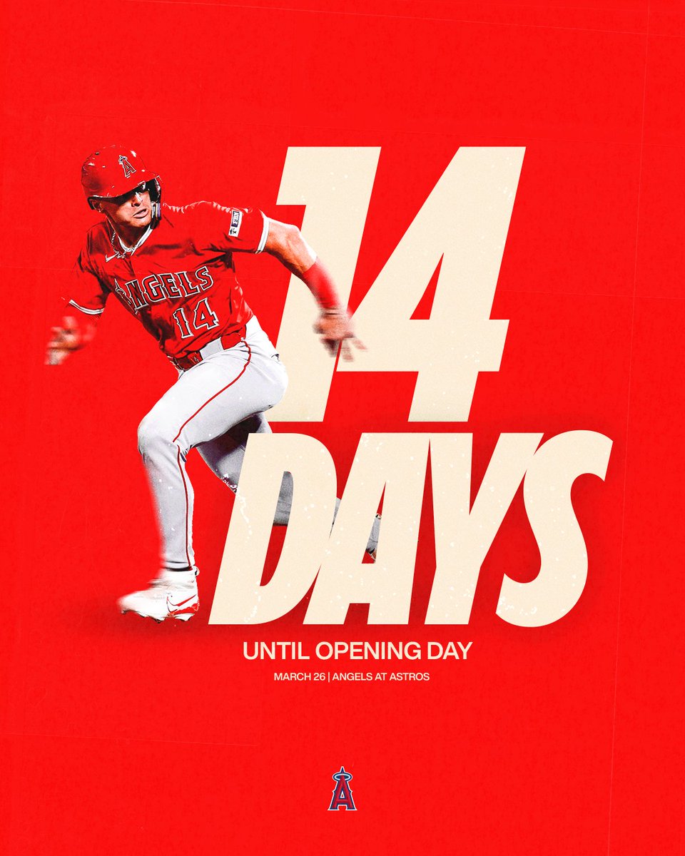 Angels's tweet photo. 1⃣4⃣ days https://t.co/UYqLcO5deQ