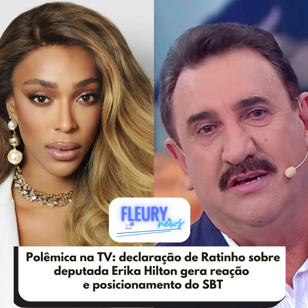 FLEURY.news: Polêmica na TV!

Uma declaração de Ratinho sobre a deputada Erika Hilton repercutiu nas redes e chegou ao Ministério Público.

Entenda o caso e os desdobramentos.

🔗 Leia no portal.

👉 fleury.news/2026/03/polemi…

 #Ratinho #ErikaHilton