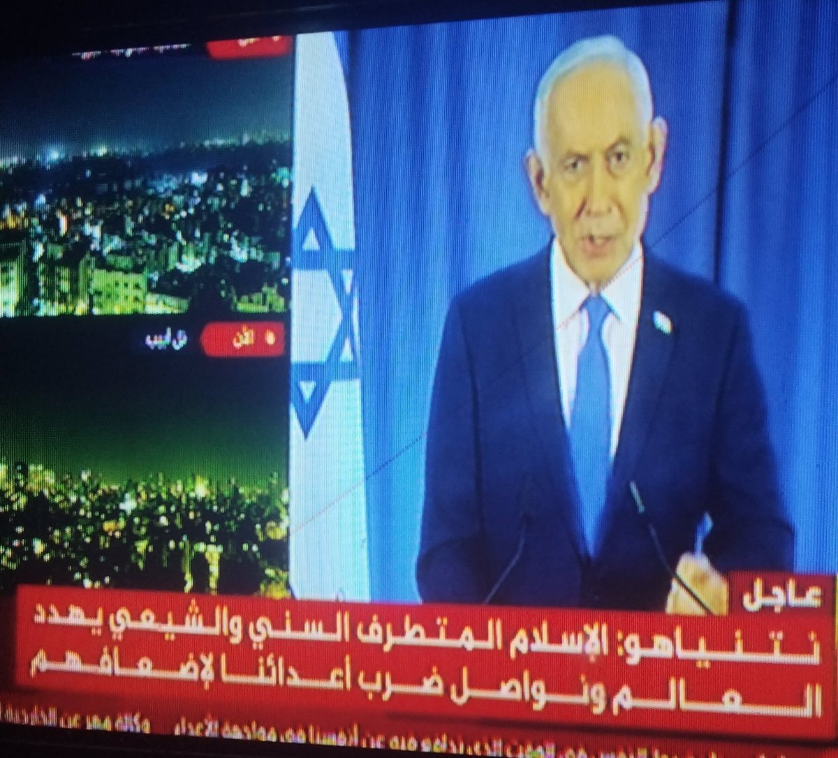 Elpoptop1981's tweet photo. يقصد بايه نتن ياهو الإسلام المتطرف السنى والشيعى هنقضى عليه 
هل بيتم القضاء. على المسلمين المتدينين المعاديين للي.ه.ود واستبدالهم بالمعتدلين المحبين للي.ه.ود كلام عميق فى ظل تجديد الخطاب الديني حد فاهم حاجه 🫣🫣🤔🤔
#رمضان_كريم #DAOUx9entawards2026 #Ecuador #تل_أبيب https://t.co/dFvWGxYkLW