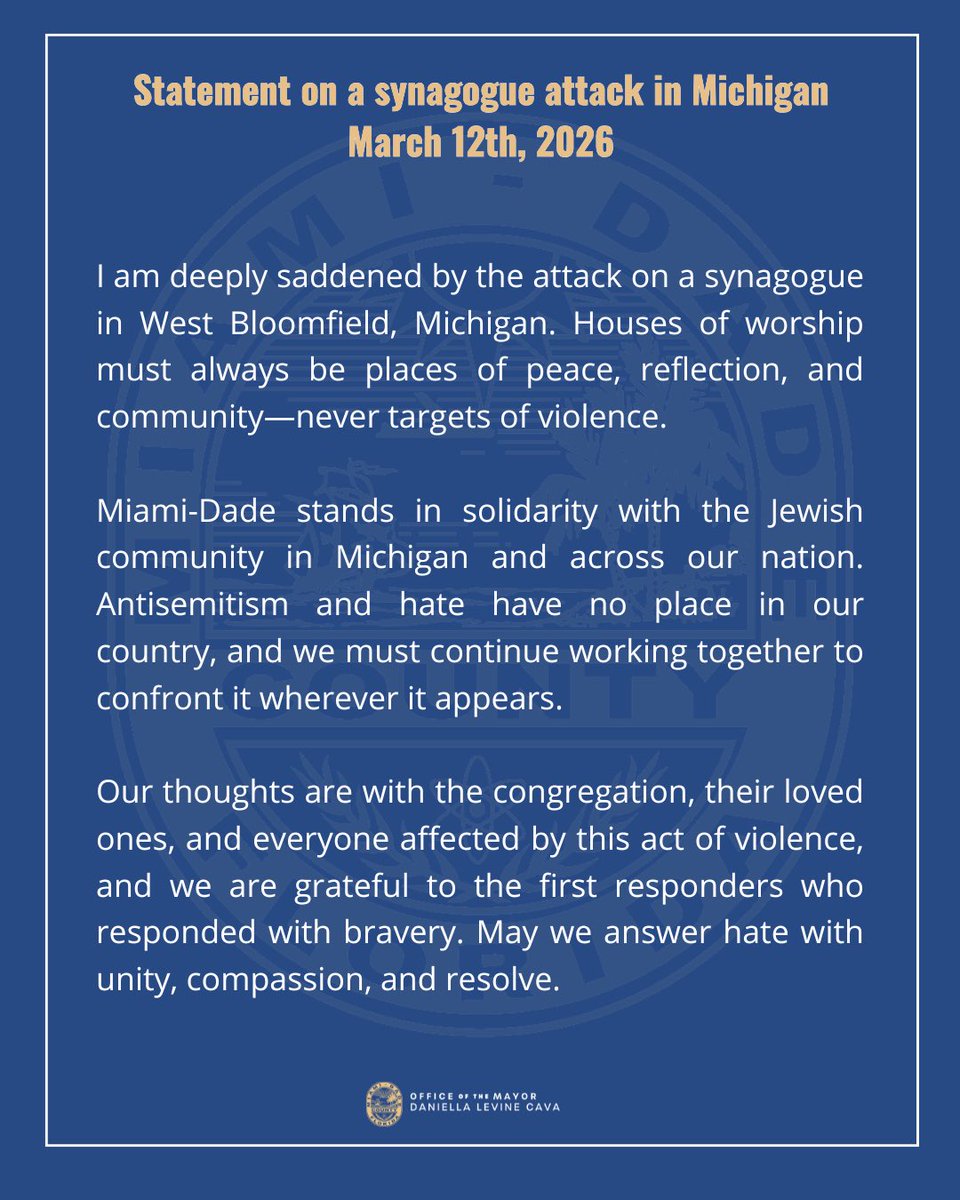 Daniella Levine Cava tweet media