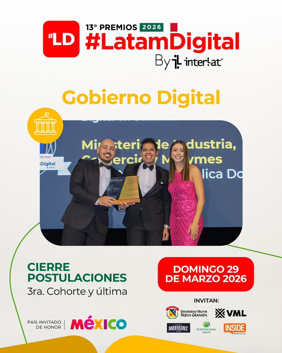 13º Premios #LatamDigital 2026 By Interlat tweet media