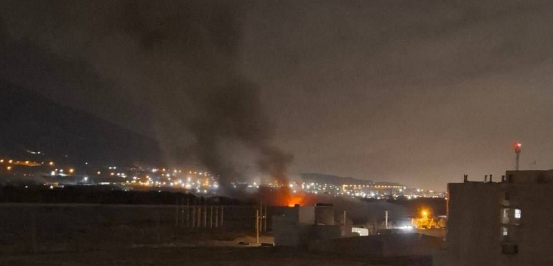 🚨🇮🇷BREAKING: Drone attack in the last few minutes on an Iranian security forces position in Tehran.