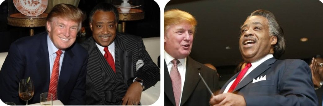 CriticaSinMiedo's tweet photo. @dailyglimps24 Comrade Alfred Charles #Sharpton Jr., @TheRevAl has always lived a life of deception, shifting between different sides of the political spectrum ...
I vividly remember when he frequently asked our President @realDonaldTrump for donations ... ✅️ when #Trump was Black !!! https://t.co/rCvYRTVFJ7