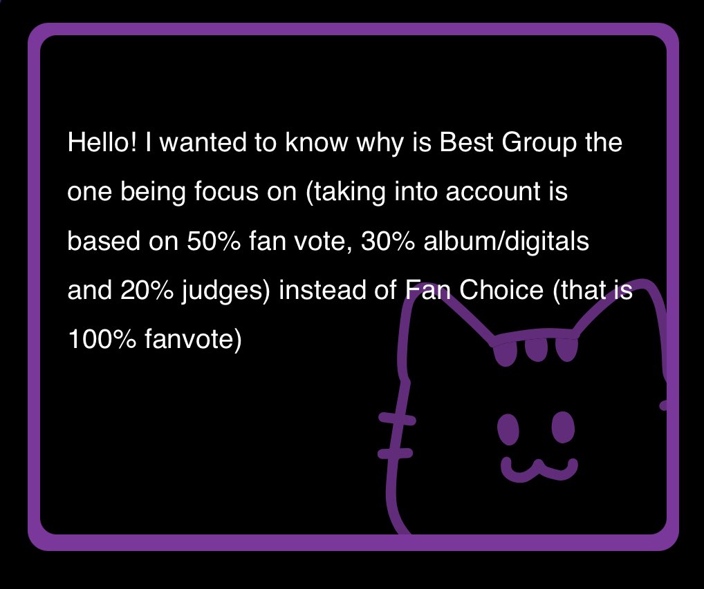 TeamSVS's tweet photo. 🔮 Hello! After taking into consideration various factors like the competition per poll and our team’s bandwidth, we personally believe we have a better chance at winning Best Group than other categories.

https://t.co/apI3f3jtc7 https://t.co/hhqkSOQ8ju