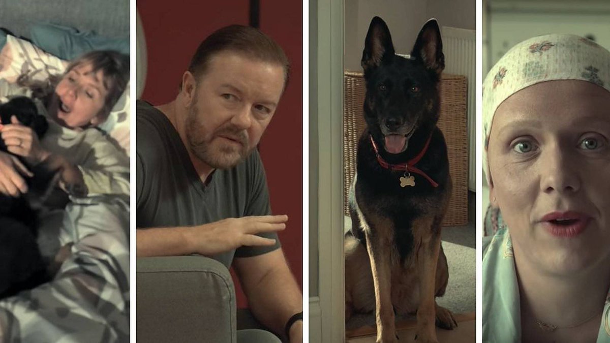 KiraThedea11512's tweet image. J’ai regardé les deux premières saisons de #AfterLife sur la recommandation de @nolwnlm, et purée que c’est bien ! J’adore Ricky Gervais déjà et cette série me prend vraiment aux tripes : un humour noir anglais typique du bonhome ⬇️