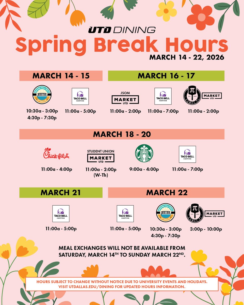 UTD Dining tweet media