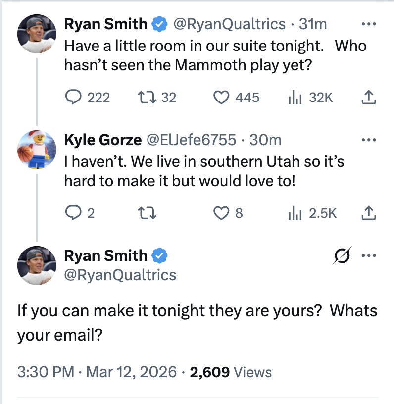 jtbourne's tweet photo. Go Mammoth. https://t.co/p37IJVGTTe