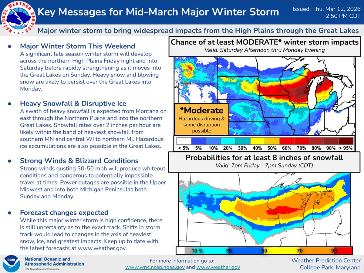 NWS Weather Prediction Center tweet media