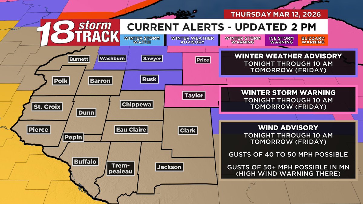 Matt Schaefer - WQOW 18 News ⛈️ tweet media