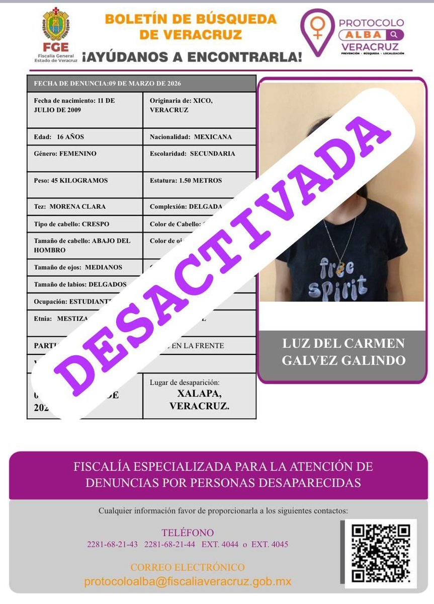 Protocolo Alba Fiscalía Veracruz tweet media