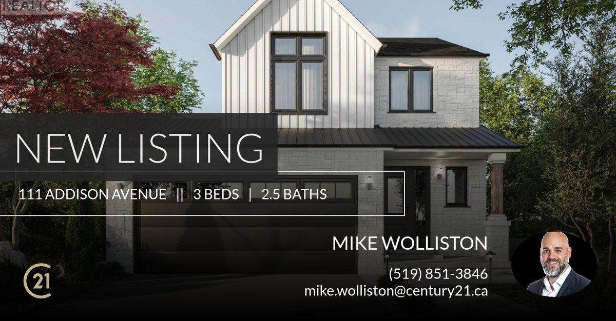 wolly76's tweet photo. 📍 New Listing 📍 Take a look at this fantastic new property that just hit the market located at 111 Addison Avenue in Lucan Biddulph (lucan). Reach out here or at (519) 851-3846 for more information https://t.co/mXdSxWfdd1 https://t.co/7kuu0JeJYR