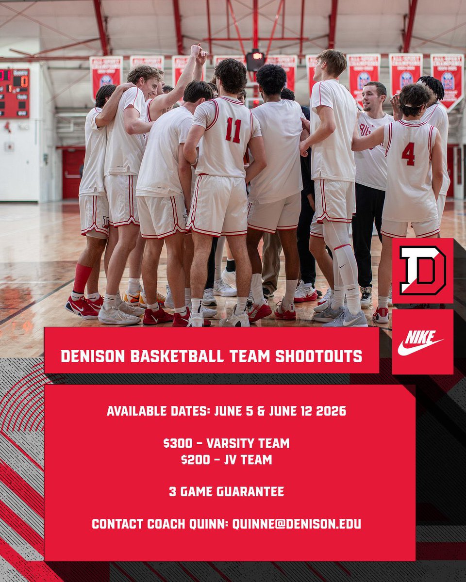 Denison Basketball tweet media