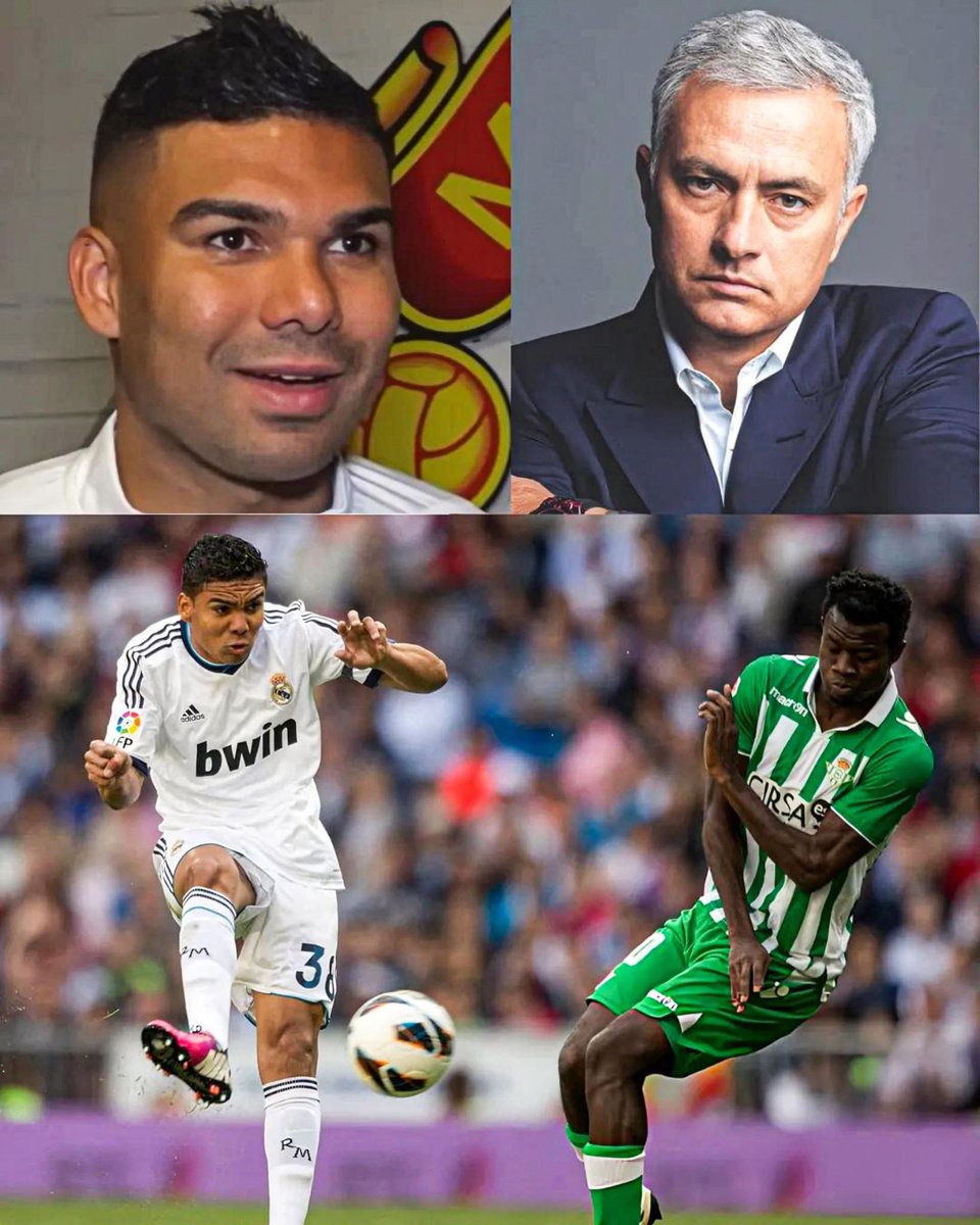 topskillsportuk's tweet photo. 🚨💣 Casemiro has shared a brilliant early story about José Mourinho at Real Madrid:

“Mourinho called me into his office and I immediately panicked, thinking ‘What have I done wrong?’

He said: ‘Case, I know you very well. I know exactly what you did at São Paulo and everything you won there. Look at this…’ (pointing to the team sheet) ‘Your name is here — you’re starting tomorrow.’

Then he told me: ‘Go out all guns blazing. The Bernabéu loves that energy. Attack hard for the first 15 minutes, then shine. Hit one of those fearless 70-metre balls and the Madridistas will fall in love with you.’

I swear I left that room feeling like the best defensive midfielder on earth. I went out and did exactly what he asked — went full throttle early and then played a long ball to Cristiano.

At the end of the game he came over and said: ‘Very well done, kid. You’re in the squad for the next Champions League match.’”