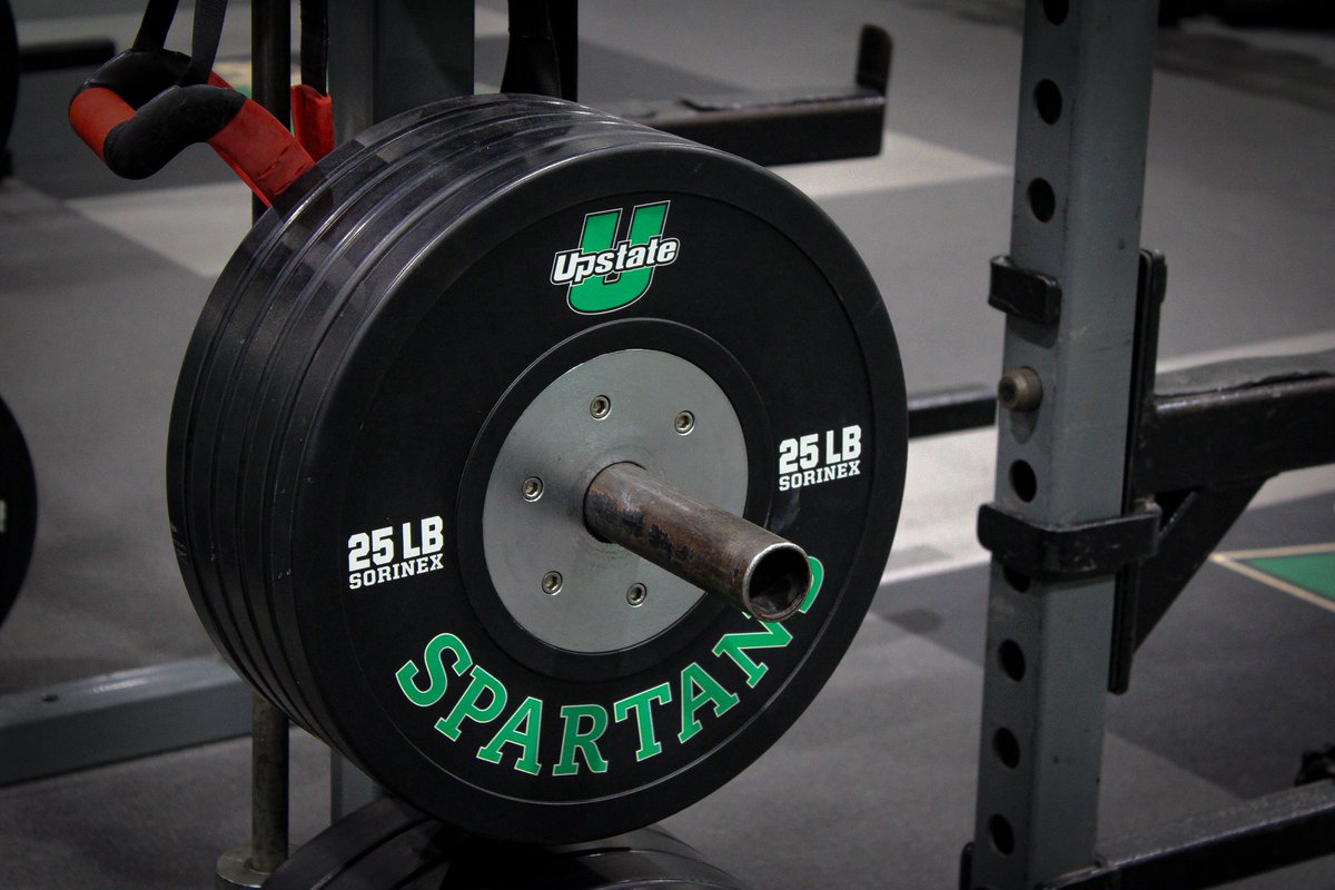 UpstateFlagFB's tweet photo. Check out our state of the art weight room, staffed with the best team to help you Reach Greater Heights!

#SpartanArmy⚔️ https://t.co/39ehtbPxjA