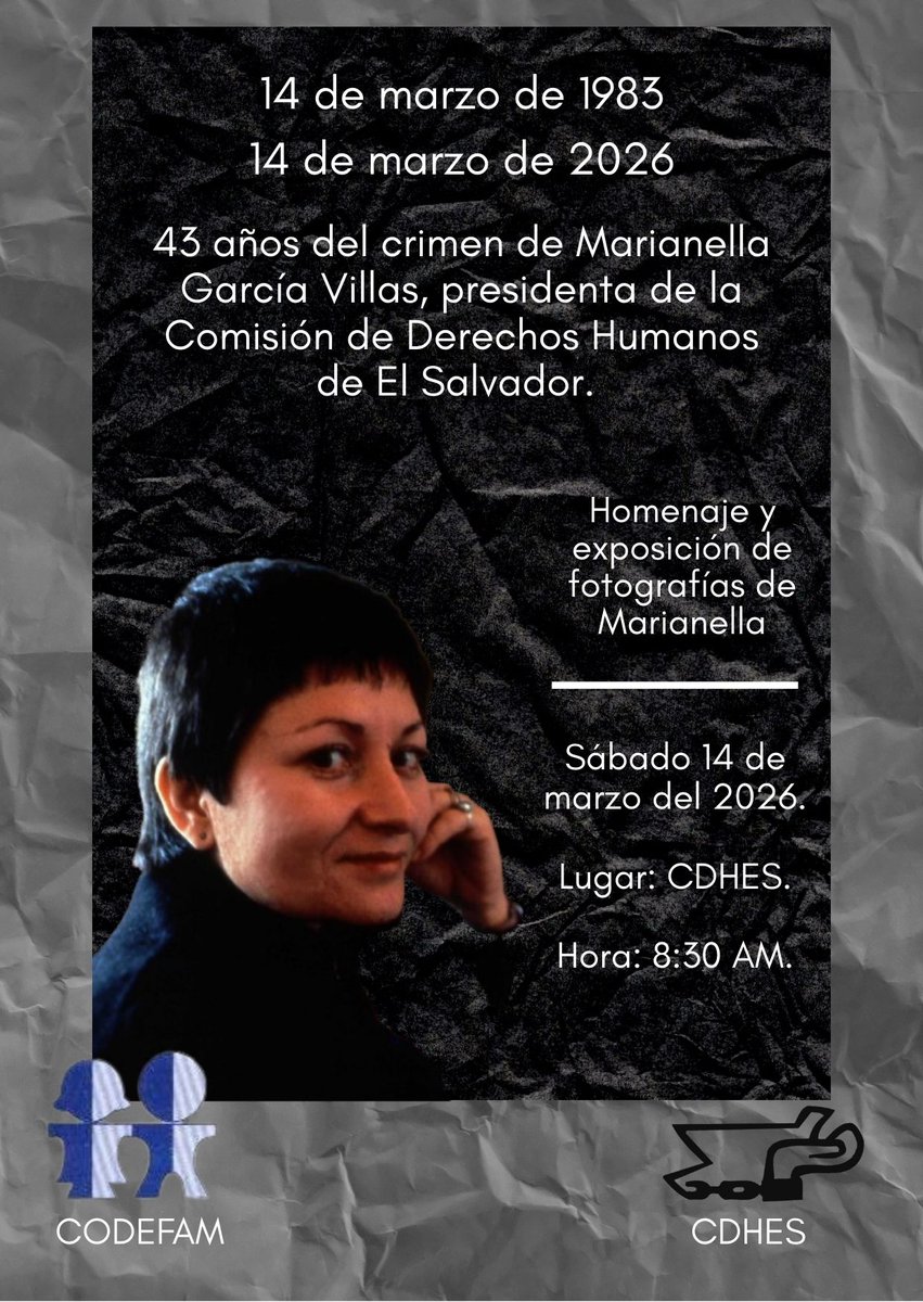 Comisión de Derechos Humanos de El Salvador, CDHES tweet media