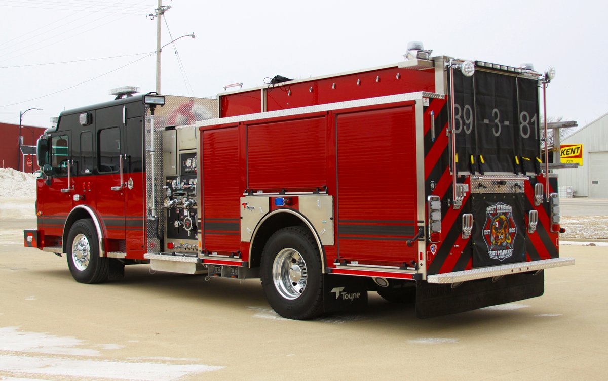 ToyneFireTrucks's tweet photo. The custom #Toyne Pumper we built for Hazlet (NJ) Fire District No. 1 is our March featured delivery. Congrats to the Hazlet Township community!

Read Now » https://t.co/TVJRq6RqIB

Sold by: New Jersey Emergency Vehicles

#BuiltToTakeTheCall
#ToyneTailoredApparatus
#Firefighters https://t.co/WG45Ker1uG