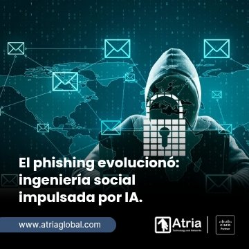 AtriaTN's tweet photo. Las amenazas evolucionan todos los días. Tu estrategia de seguridad también debería hacerlo.
La ciberseguridad hoy no es solo defensa, es estrategia para la continuidad del negocio.
¿Tu organización está preparada para el próximo incidente? Conversemos.
https://t.co/Ijg7O3Xi1F https://t.co/MJIYOc55Pt